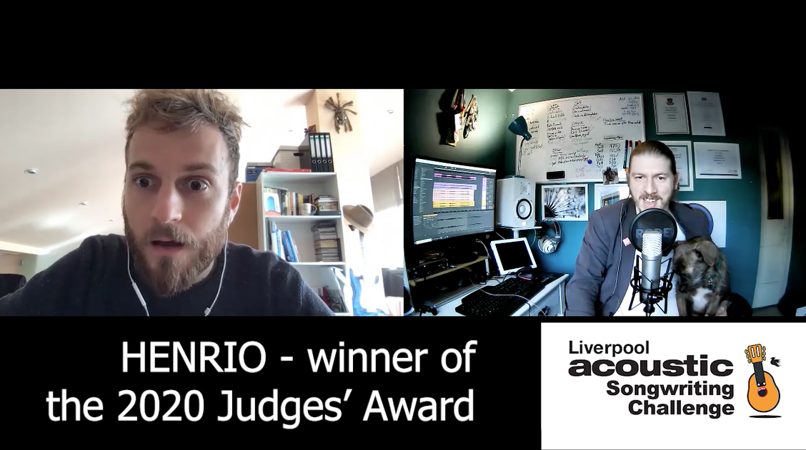 Henrio and John Farrington win the Liverpool Acoustic Songwriting Challenge 2020